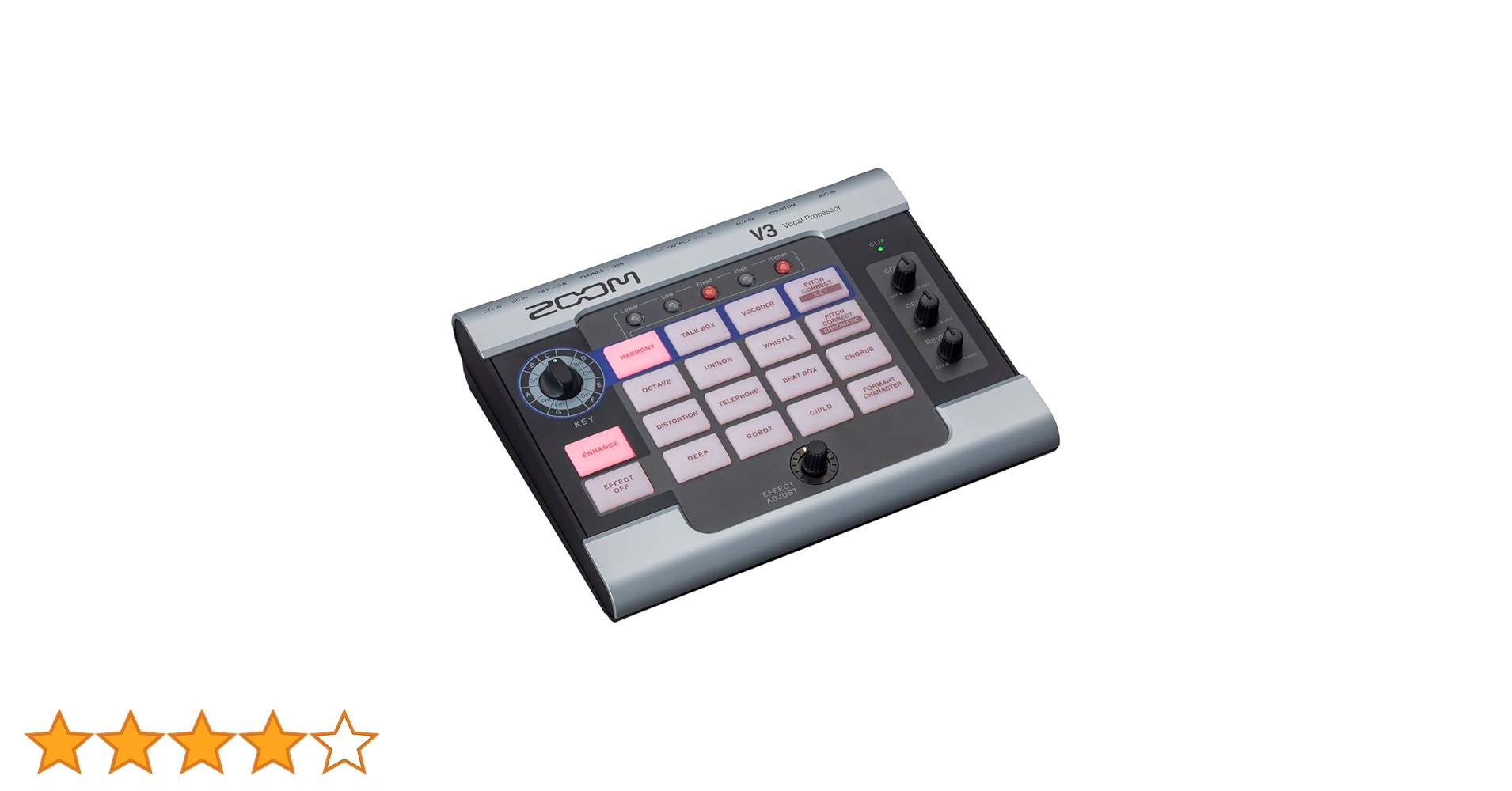 zoom v3 ボーカルプロセッサー&zoom HRM-7 Amazon.com: Zoom V3 Vocal Processor & Zoom HRM-7 Handy